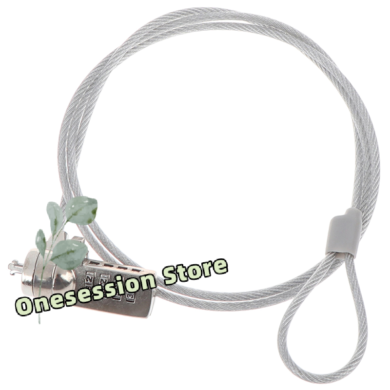 Laptop Lock Cable - Cadena antirrobo con contraseña de seguridad