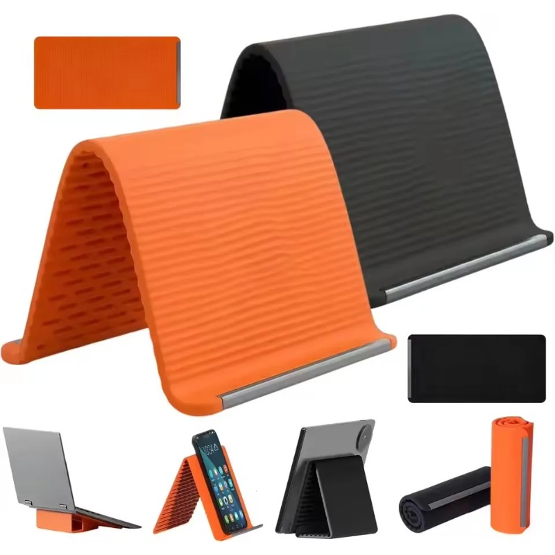 Laptop Accessories Organizer - Soporte de silicona plegable y flexible
