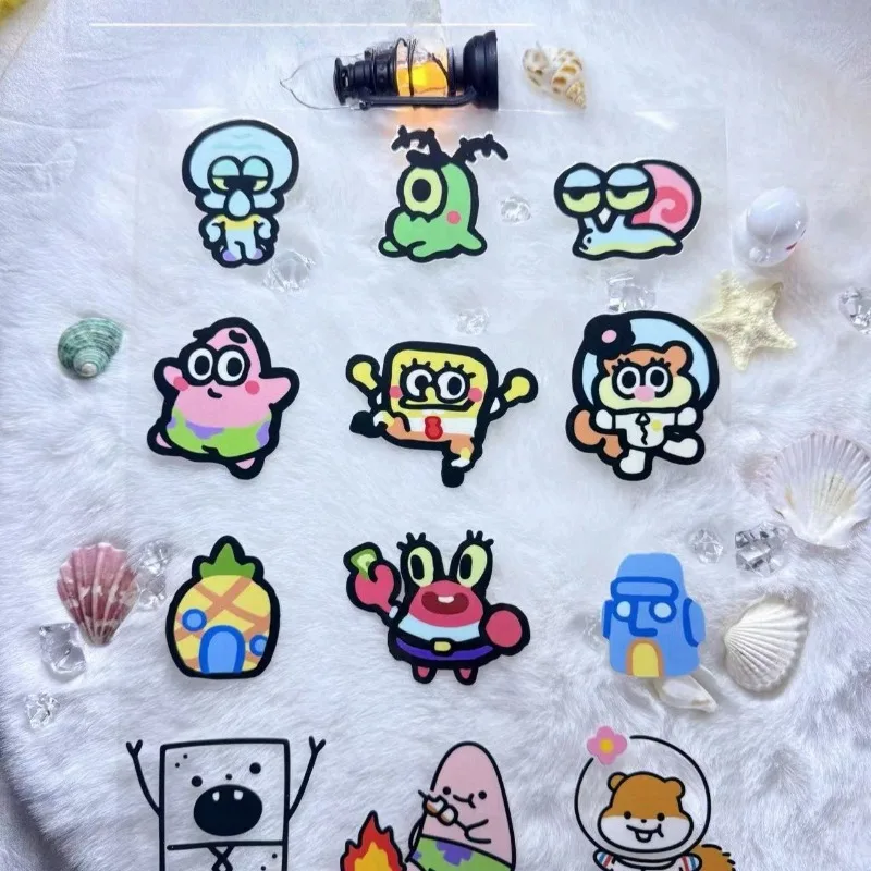 Laptop Editing Accessories - Pegatinas de transferencia de Bob Esponja,