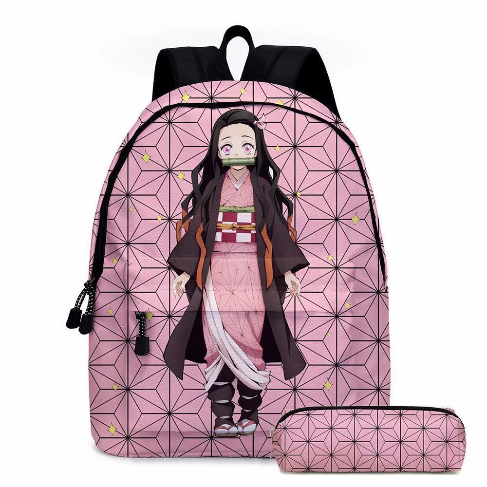 Laptop Accessories For Girls - Mochila de Anime Demon Slayer, estuche