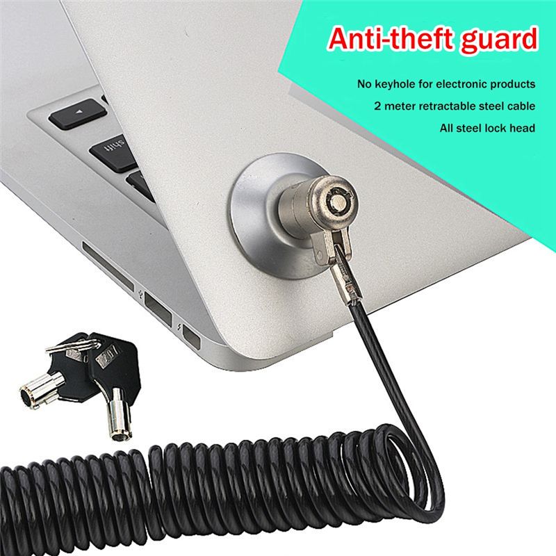 Laptop Lock Cable - Cerradura Superior para Computadora Portátil, Cerradura