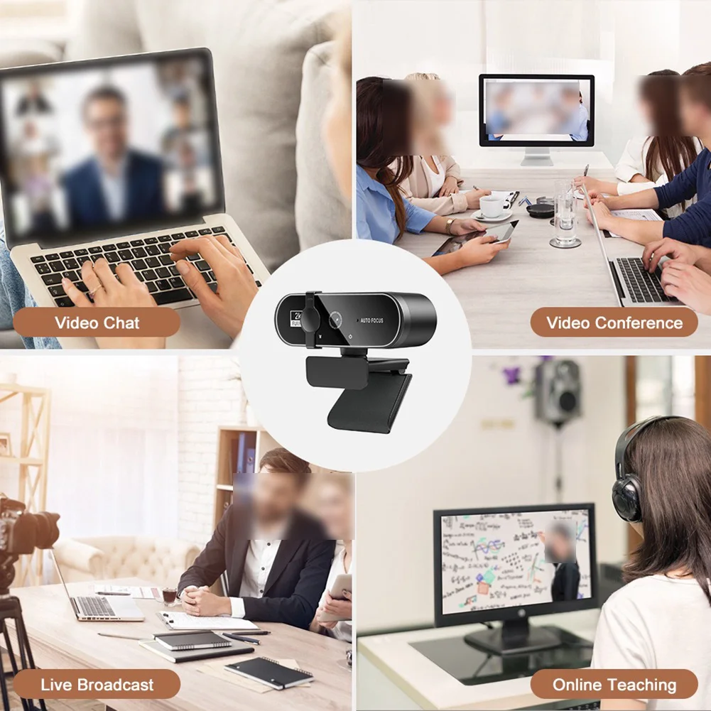 Laptop Accessories Online - Cámara web 4K HD para clases