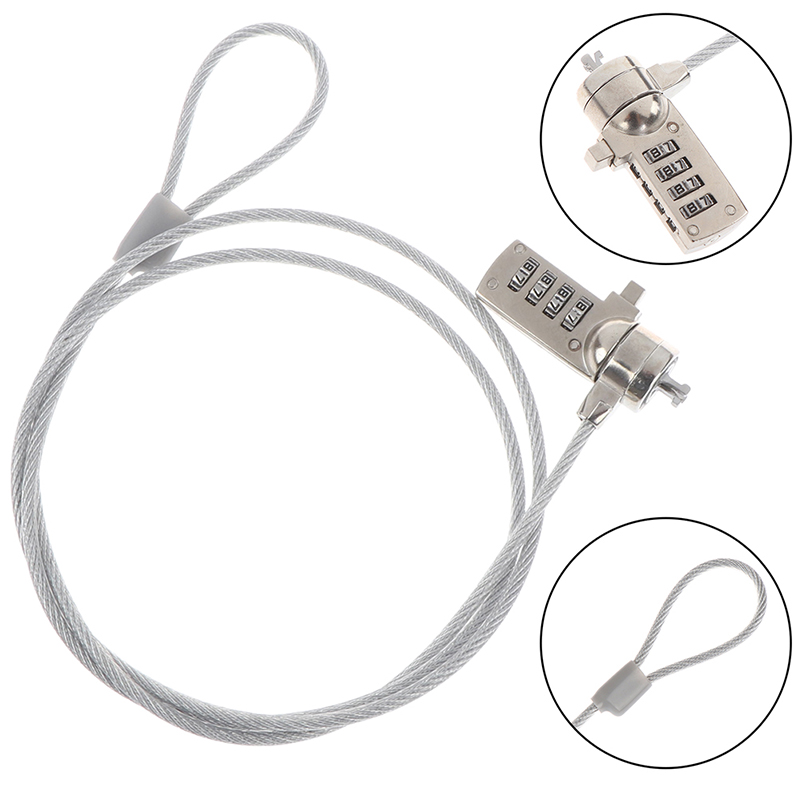 Cadena antirrobo con contraseñ - Laptop Lock Cable reseña y precio