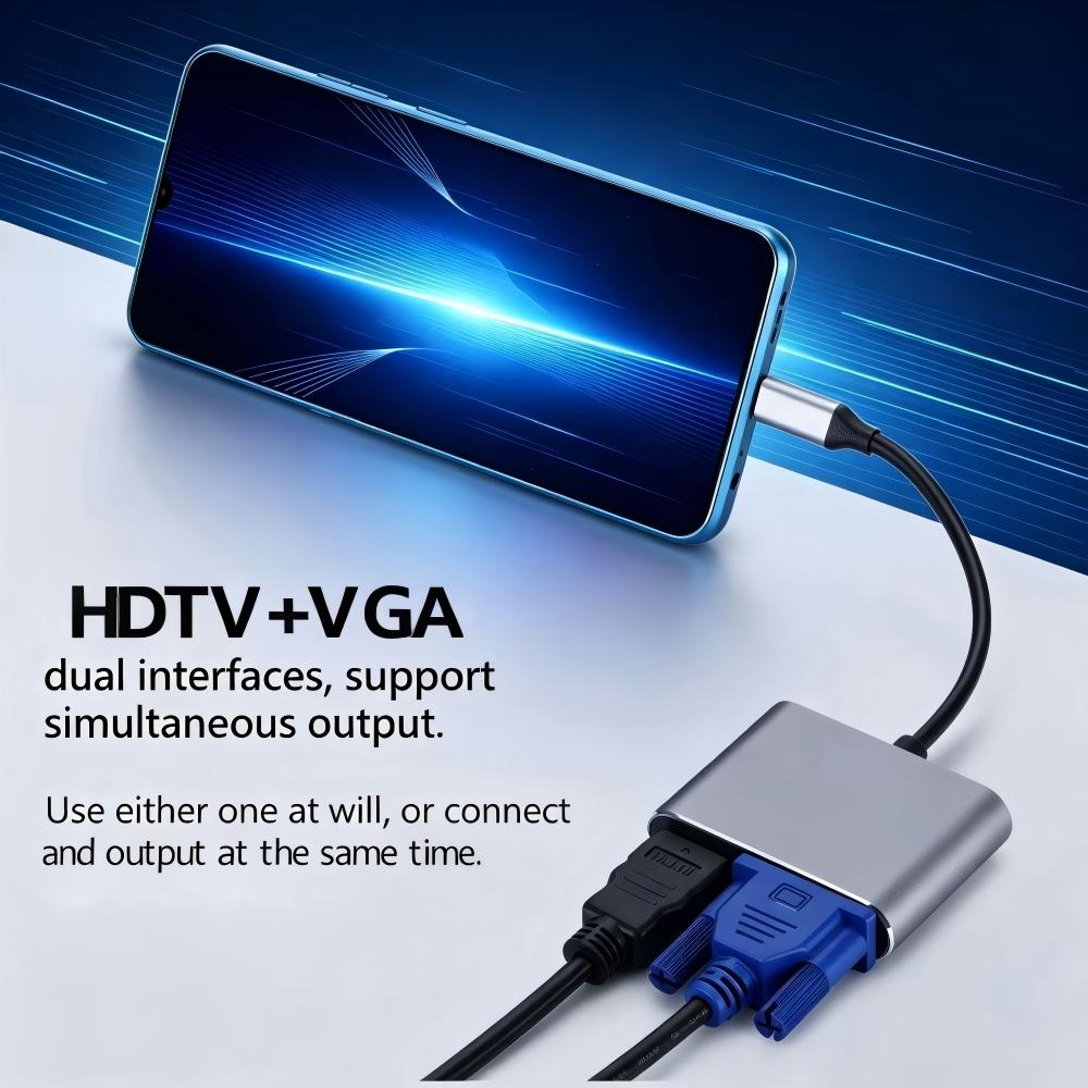 Adaptador USB 3.0/TIPO-C a HDM - Hdmi Vga Adapter reseña y precio