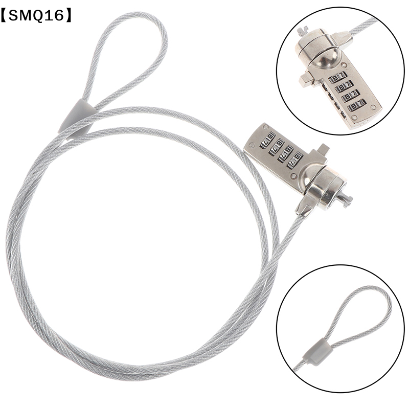Candado de seguridad de 4 dígi - Laptop Lock Cable reseña y precio