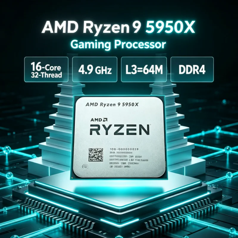 AMD Ryzen 9 5950X CPU para jue - Amd Cpu Ryzen 9 reseña y precio