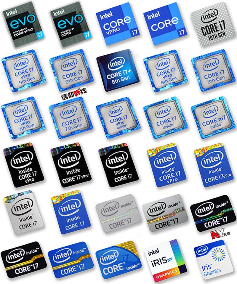 Etiqueta adhesiva Original Cor - Intel Cpu Core I7 reseña y precio