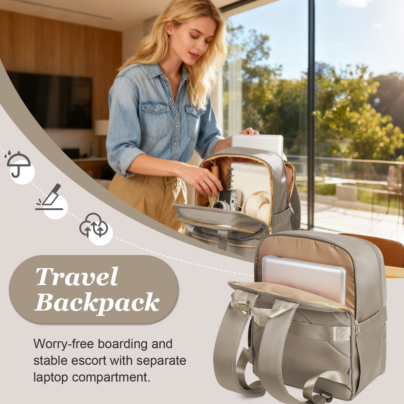 Mochila de viaje Ryanair 40x30 - Laptop Original Accessories reseña y precio