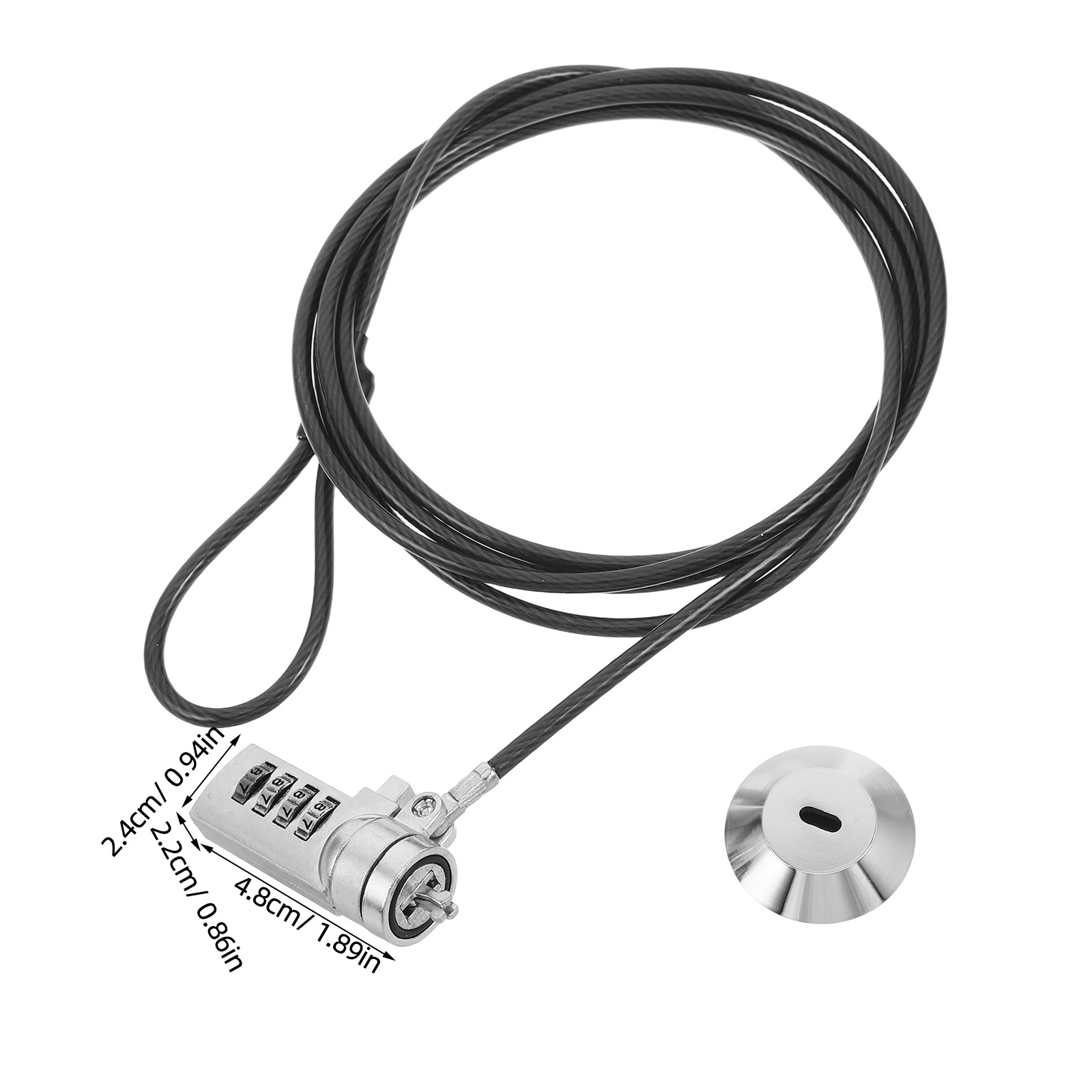 1 juego de cable de combinació - Laptop Lock Cable reseña y precio