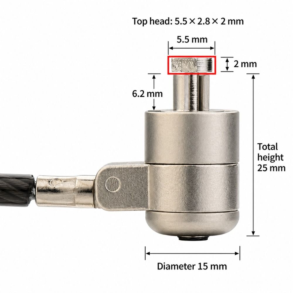 Candado de acero resistente pa - Laptop Lock Cable reseña y precio
