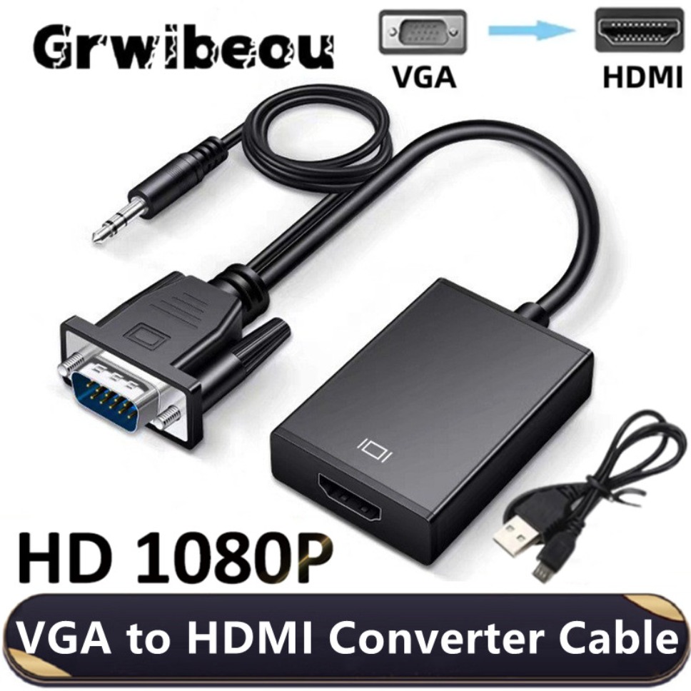 Cable Adaptador VGA a HDMI HD  - Hdmi Vga Adapter reseña y precio