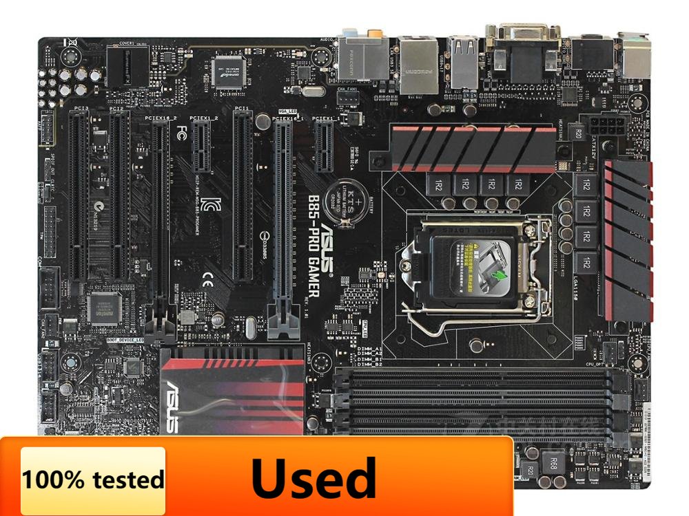 Asus B85 PRO GAMER placa base  - Intel Cpu Core I7 reseña y precio