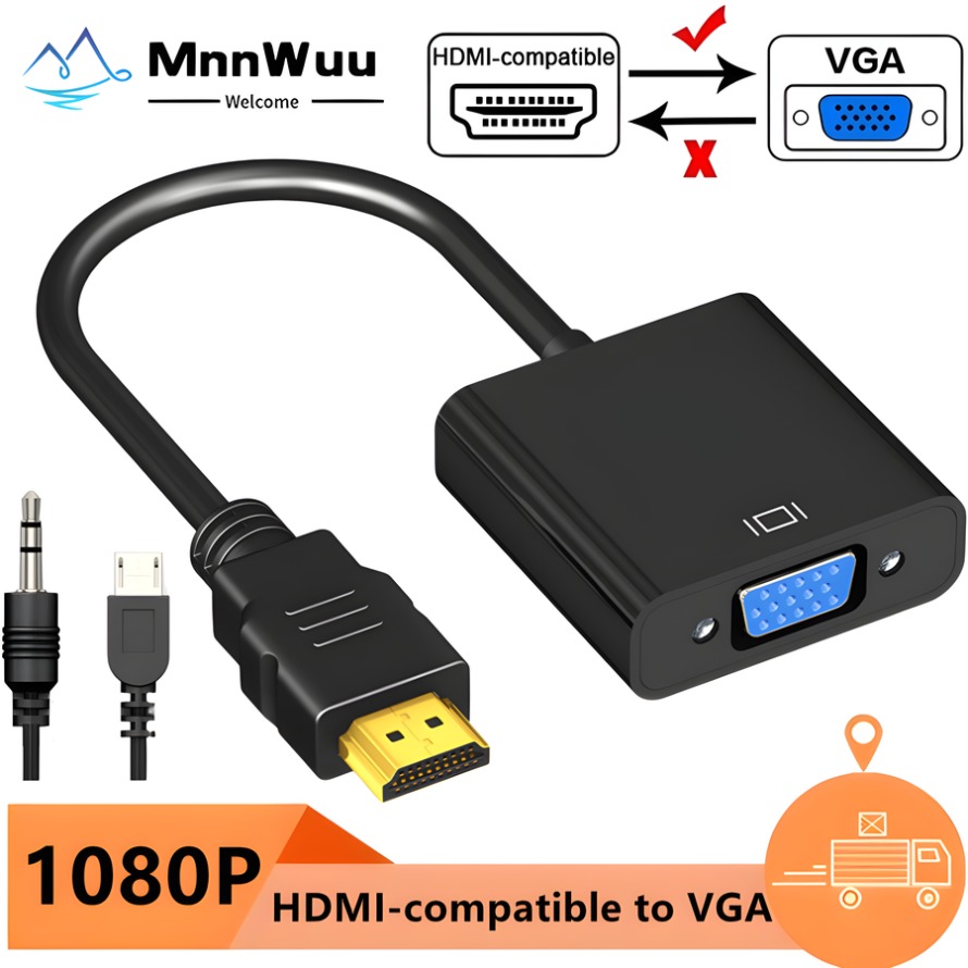 Convertidor adaptador HDMI a V - Hdmi Vga Adapter reseña y precio